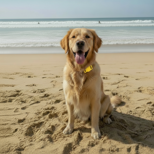 Waterproof AirTag Dog Collar Holder by FETCH — built for Aussie conditions